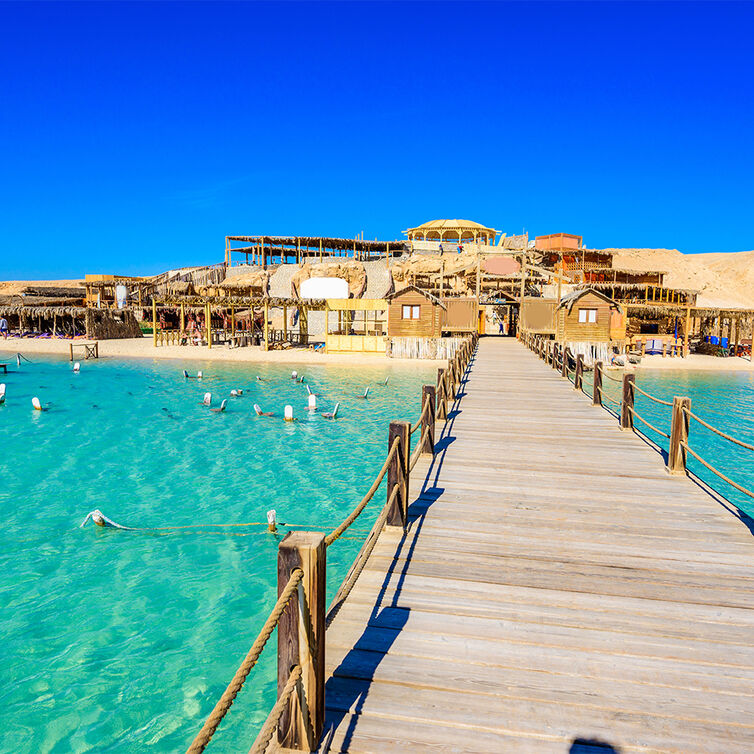 Orange Bay, ein Strandabschnitt in Hurghada