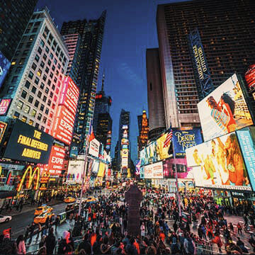 Der Broadway in New York