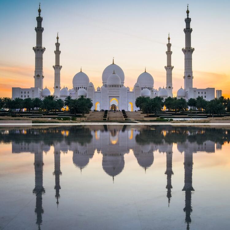 Abu Dhabi Sheikh Zayed Große Moschee Abu Dhabi Sheikh Zayed Große Moschee