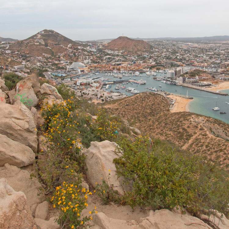 Aussicht von Mount Solmar aussicht auf cabo san lucas