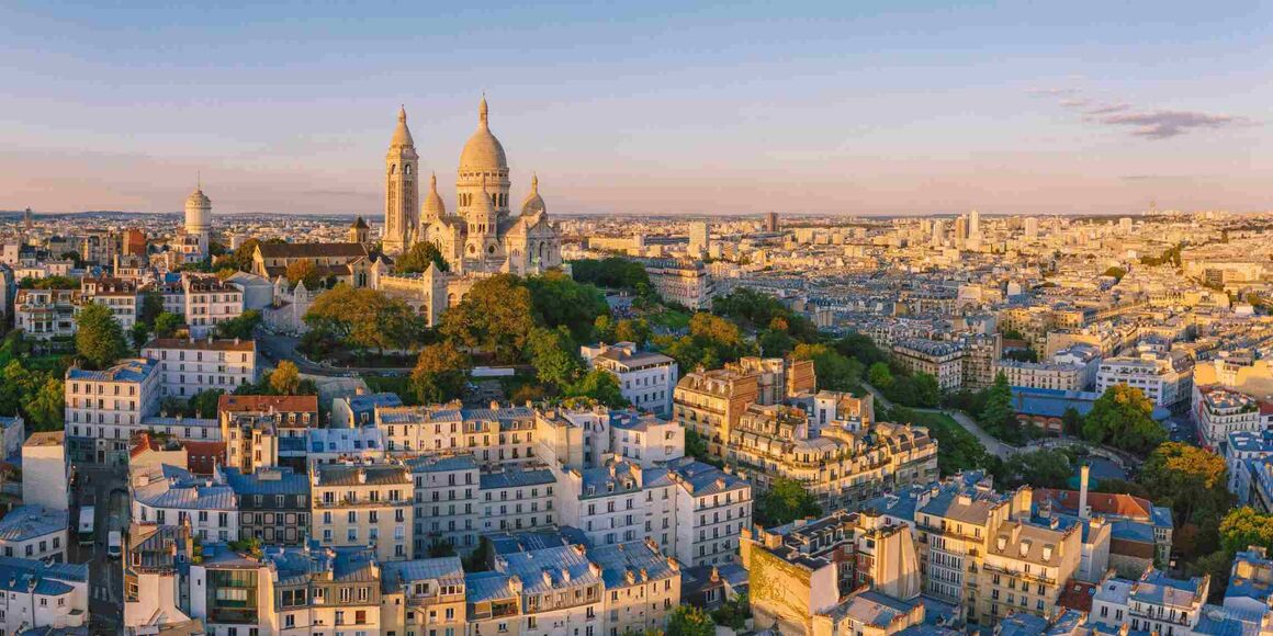 Paris Montmartre mit Sacré Coeur