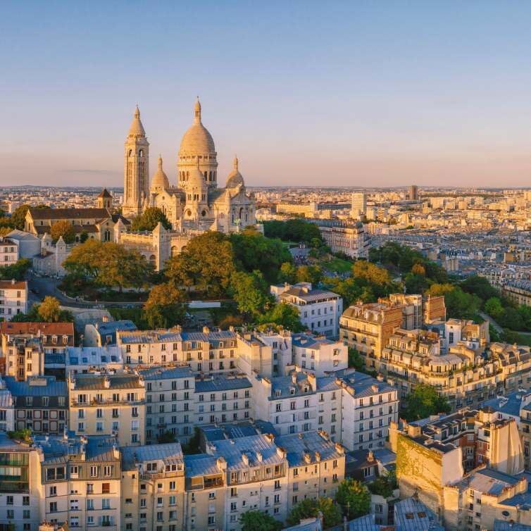 Paris Sacre Coeur in Montmarte