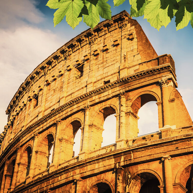 iew of the Colosseum in Rome