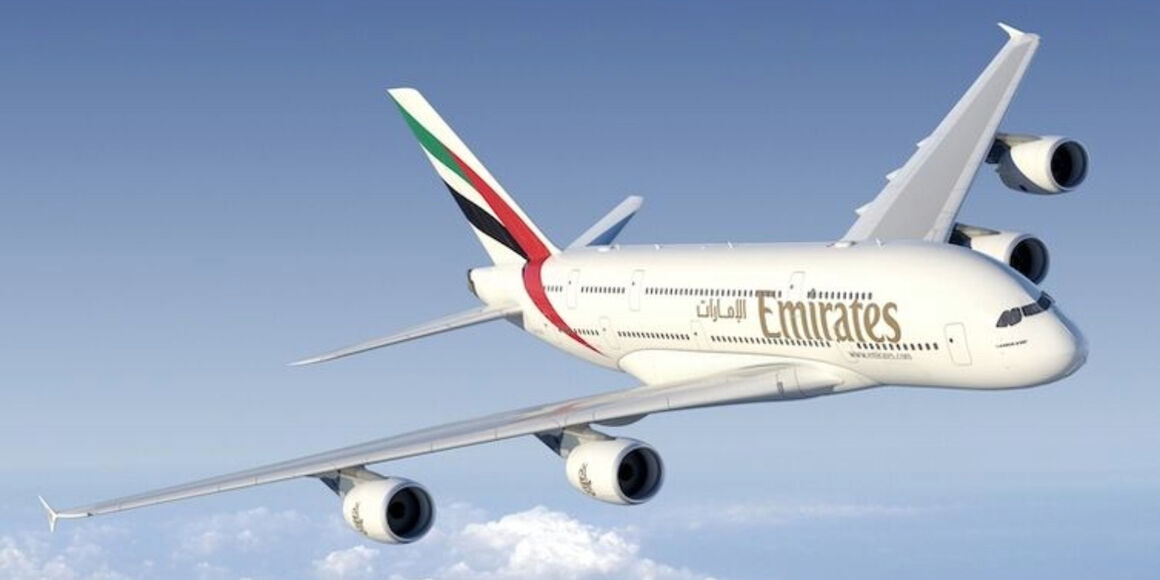 Emirates airplane model 380